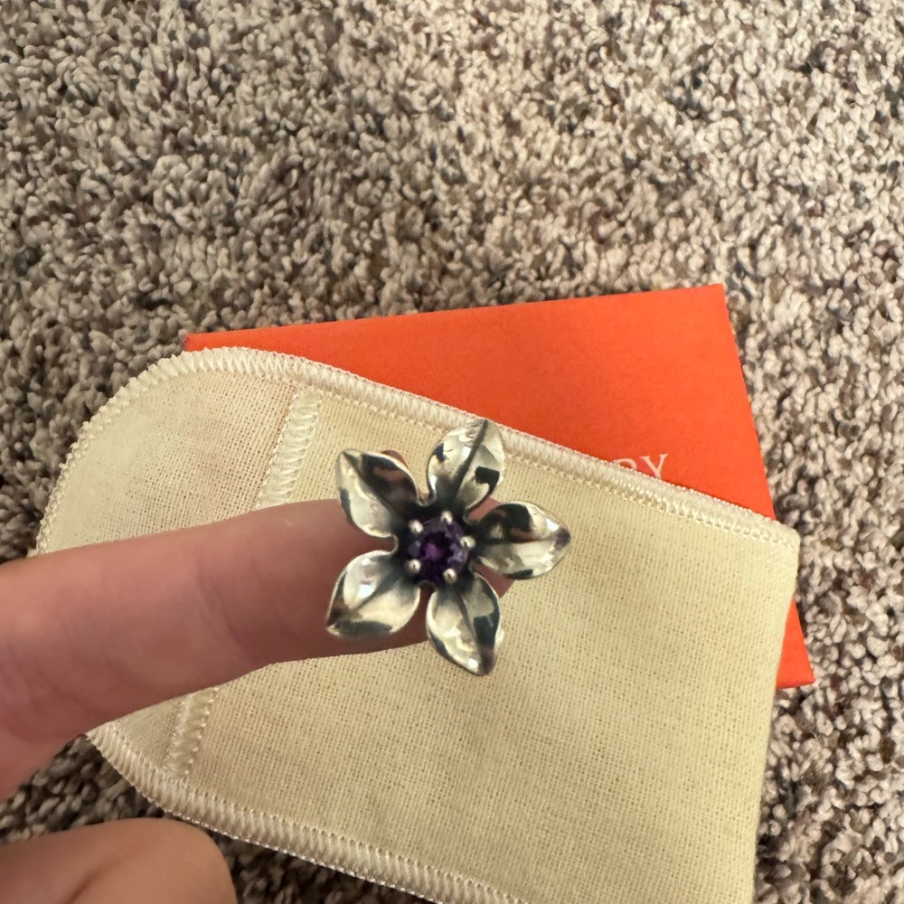 James Avery amythest ring